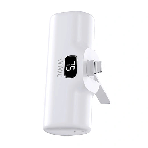 WiWU P017 5000mAh Capsule Tail Plug Mobile 2 in 1 Power Bank WiWU P017 5000mAh Capsule Tail Plug Mobile 2 in 1 Power Bank